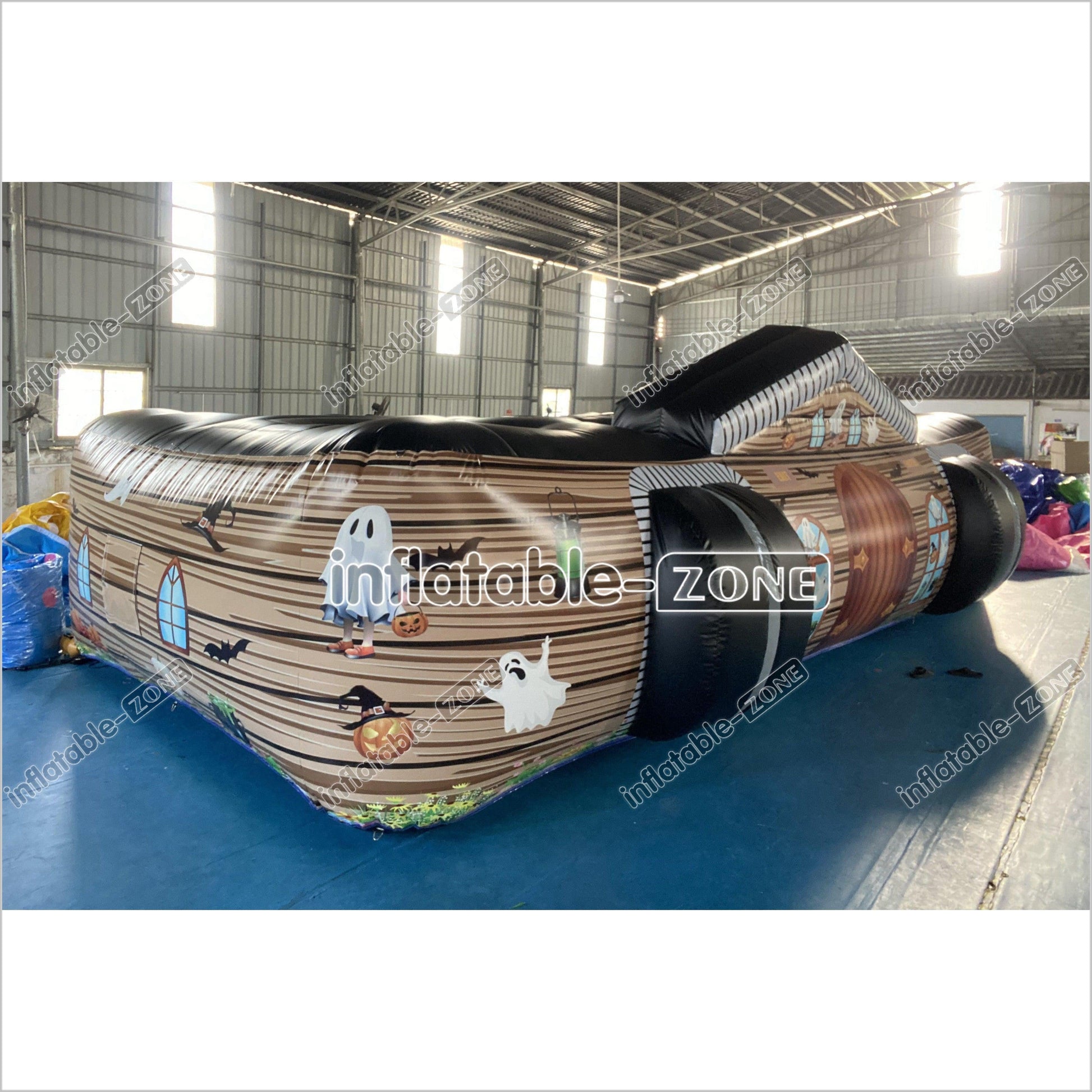 Halloween Inflatable Haunted House Maze Sports Game Halloween Blow-Up Party Fun House - Inflatable-Zone