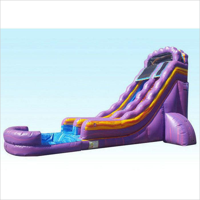 Purple Attractive Kids Inflatable Water Slide Pressure-Resistance - Inflatable-Zone