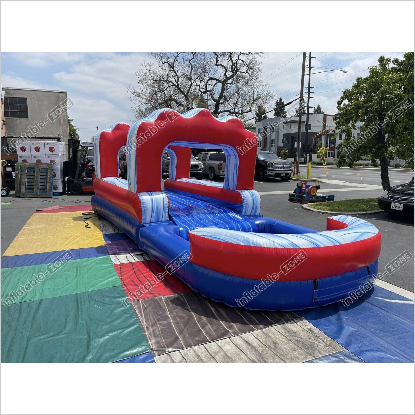 Inflatable Water Slide , Commercial Grade Inflatable Water Slides With Pool For Summer - Inflatable-Zone