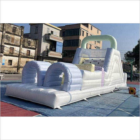 Large Inflatable Obstacle Course Slip And Slide Birthday Party Fun Obstacle Course For Adults - Inflatable-Zone