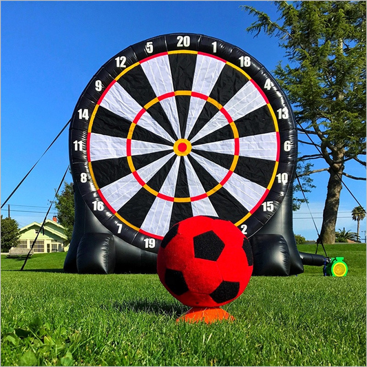Fun Sport Inflatable Dart Board Soccer Outdoor Yard Games Inflatable Football Target Kick Darts - Inflatable-Zone