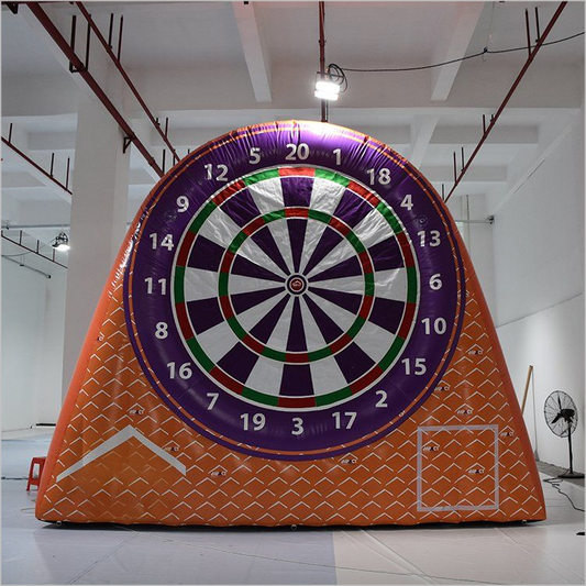 Interactive Play Inflatable Soccer Darts Board Human Sport Inflatable Football Dartboard Kick Dart Game - Inflatable-Zone