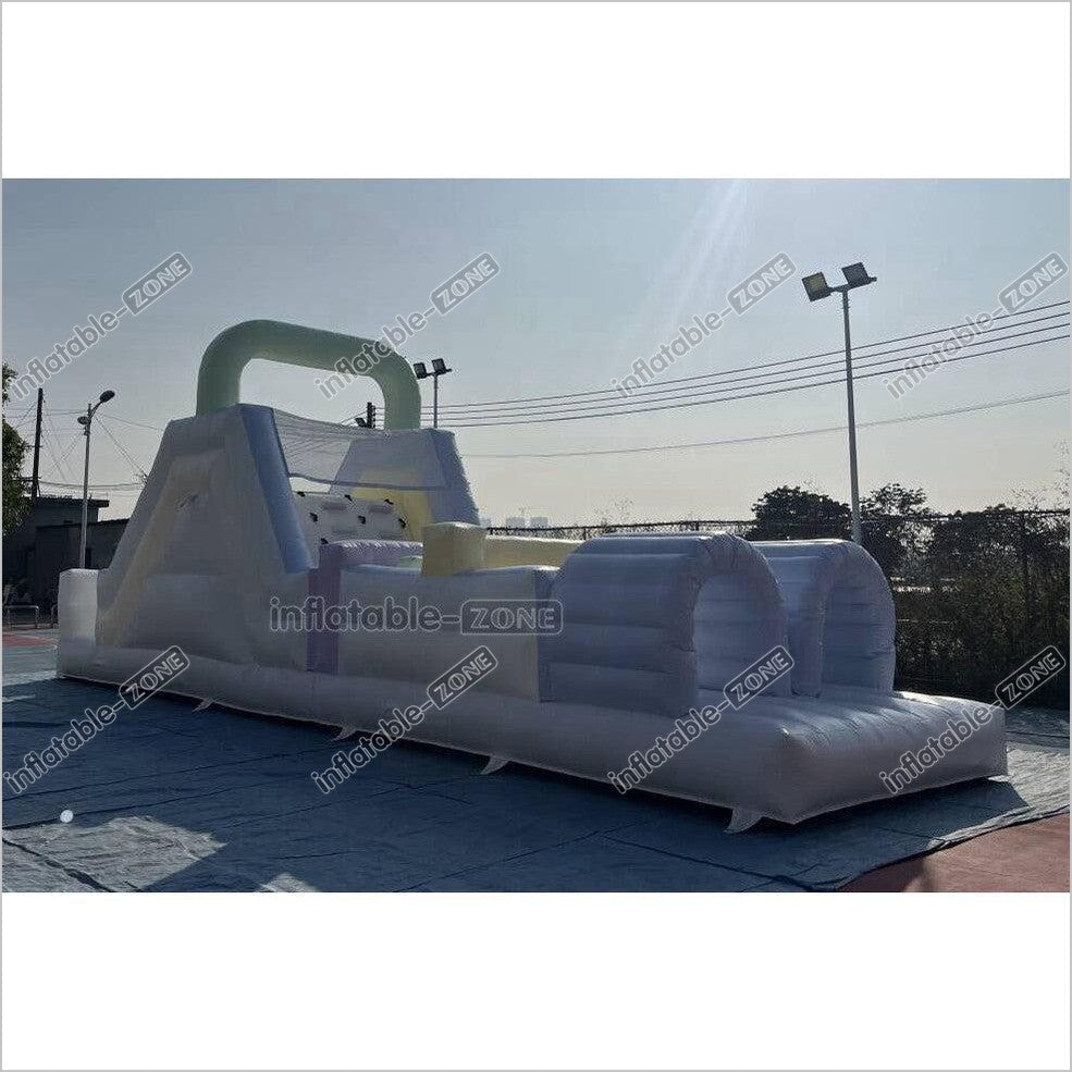 Large Inflatable Obstacle Course Slip And Slide Birthday Party Fun Obstacle Course For Adults - Inflatable-Zone