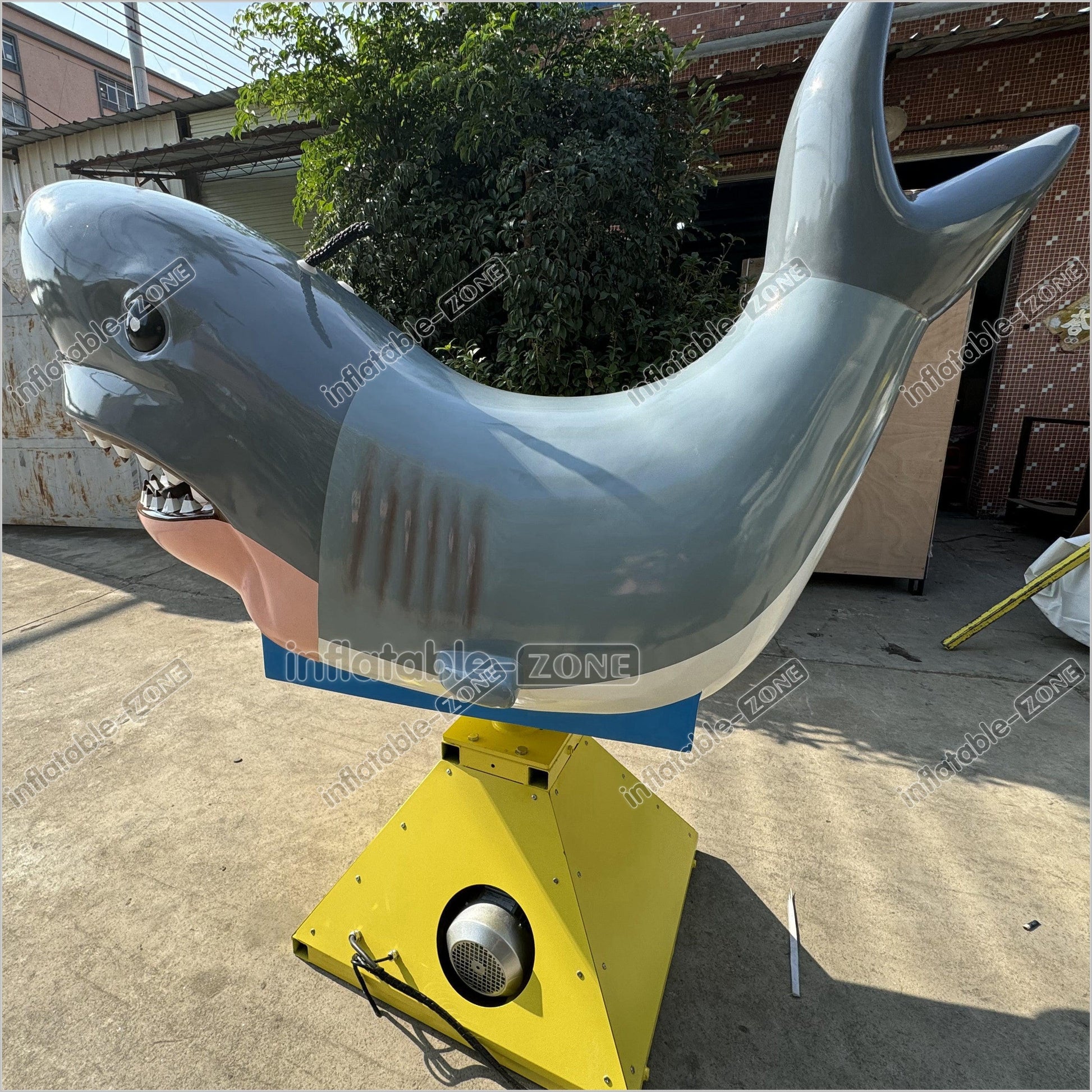 Fun Inflatable Mechanical Shark Riding Inflatable Amusement Ride For Party Game - Inflatable-Zone