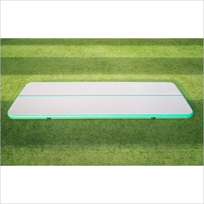 Mint Green Air Tumble Track Cheerleaders Mat - Inflatable-Zone