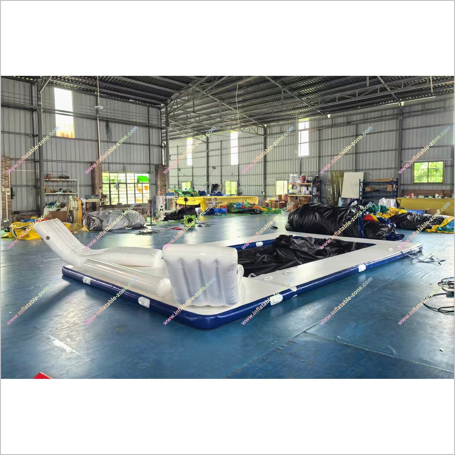 Inflatable Floating Platform Ocean Sea Boat Yacht Water Playground Equipment Sofa Swimming Pool In Ocean - Inflatable-Zone