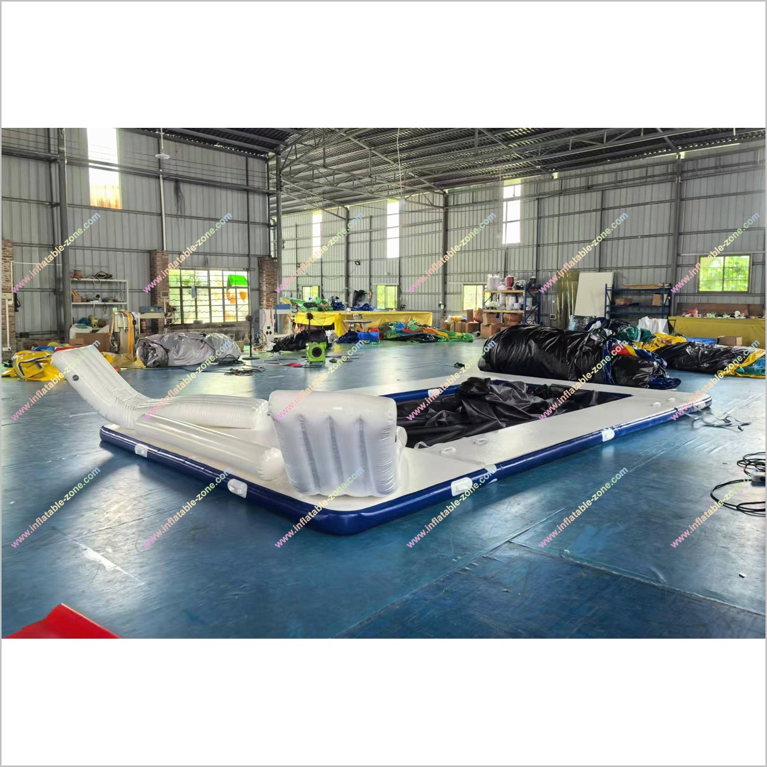 Inflatable Floating Platform Ocean Sea Boat Yacht Water Playground Equipment Sofa Swimming Pool In Ocean - Inflatable-Zone