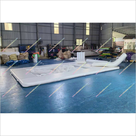 Ocean Swimming Pool Inflatable Water Play Centre Inflatable Dock Pond With Sofas Platform For A Pool - Inflatable-Zone