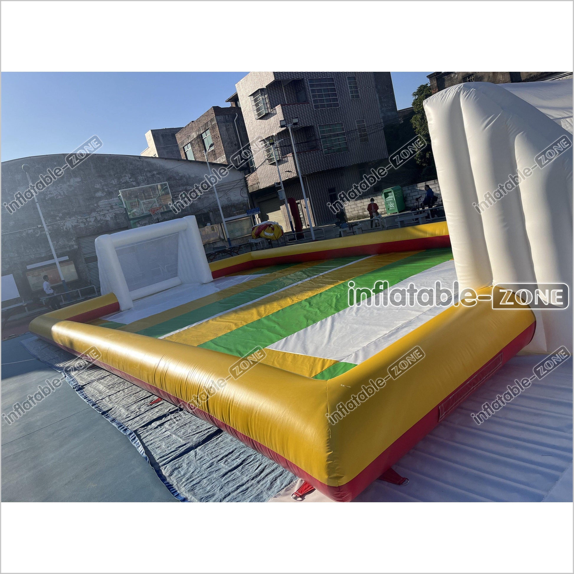Giant Inflatable Football Field Inflatable Soccer Field Pitch For Outdoor Inflatable Soccer Games - Inflatable-Zone