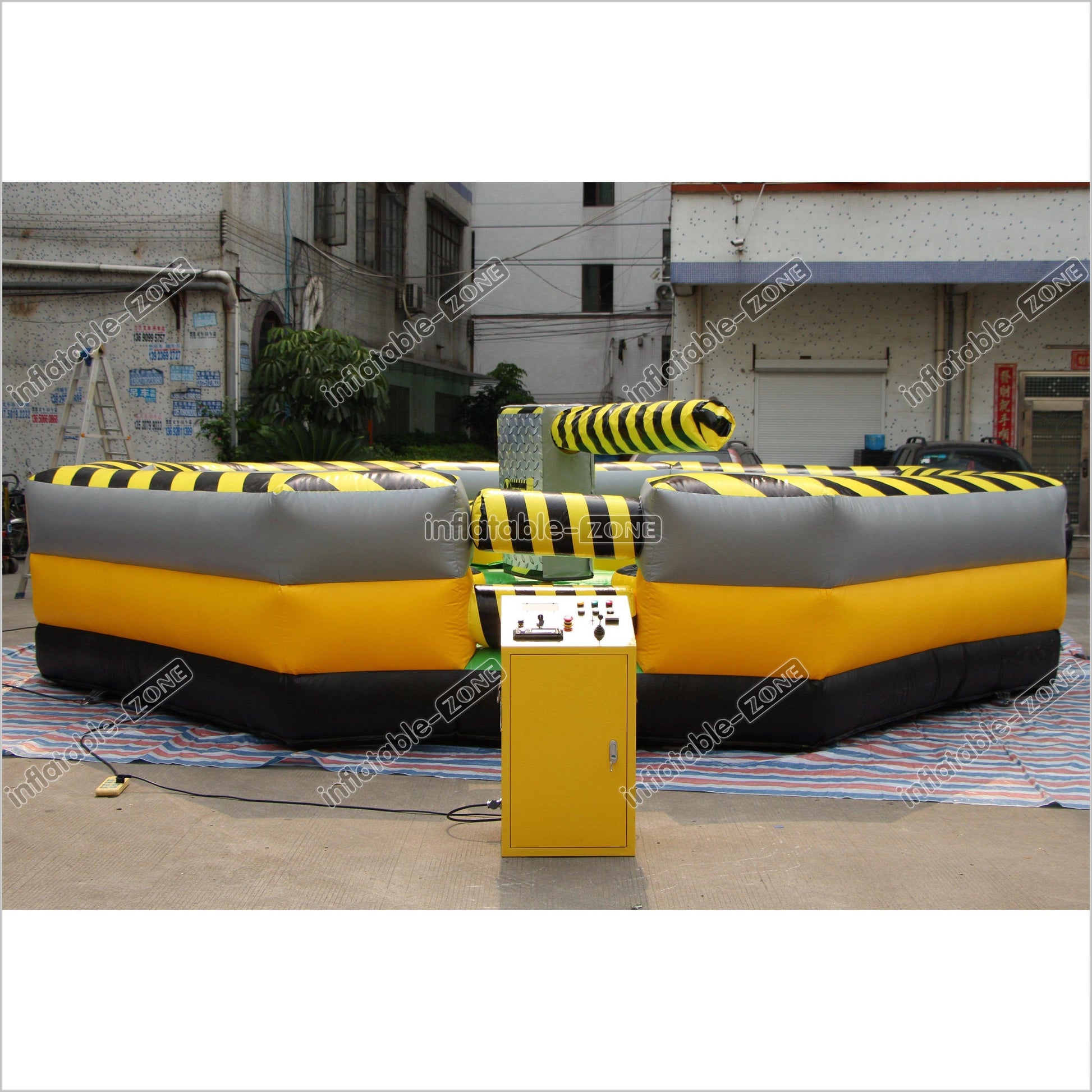 Outdoor Inflatable Wipeout Sports Games Mechanical Inflatable Sweeper Game For Kids And Adults - Inflatable-Zone