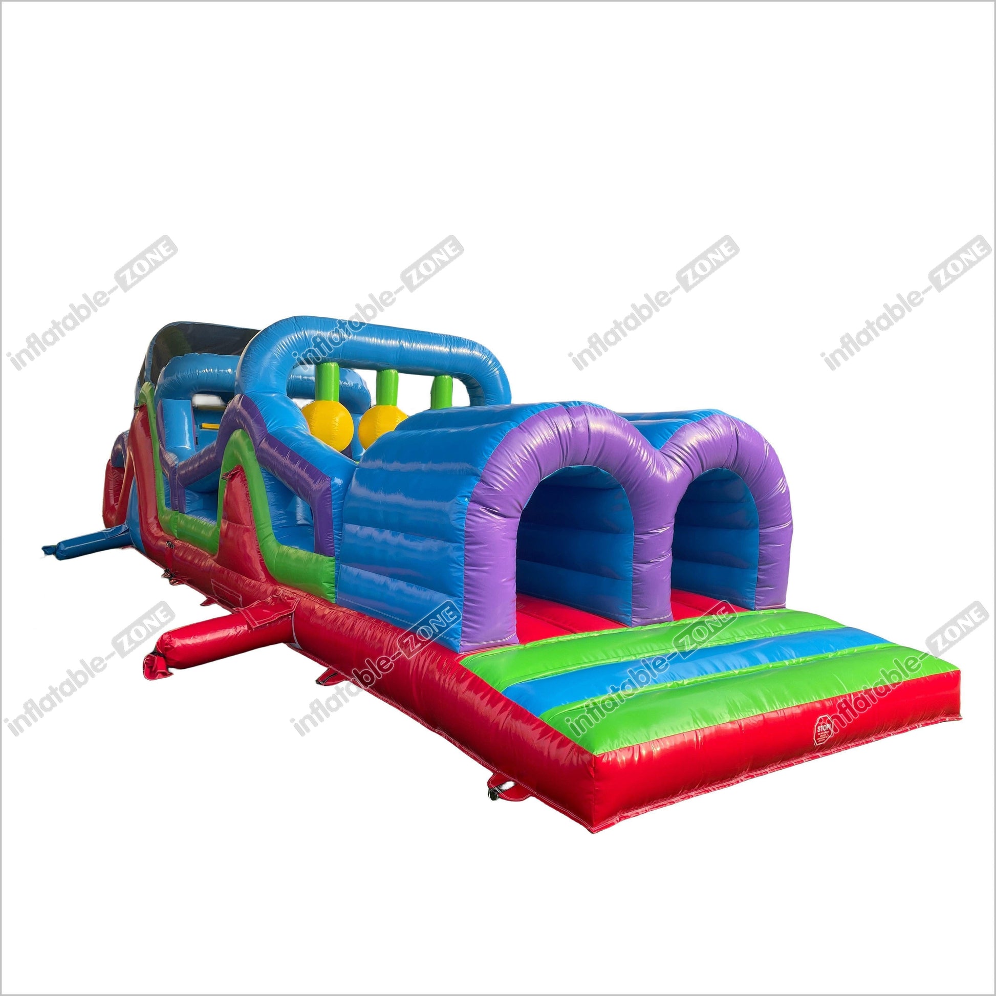 Best Outdoor Mega Obstacle Course Inflatable Challenge Course Party For Team Events - Inflatable-Zone