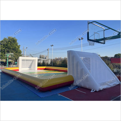 Giant Inflatable Football Field Inflatable Soccer Field Pitch For Outdoor Inflatable Soccer Games - Inflatable-Zone