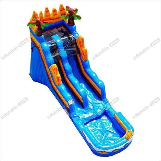Oasis Commercial Grade Water Slide With Pool Splash Inflatable Slide Bouncer For Parties - Inflatable-Zone