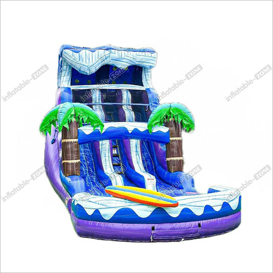 Surf Beach Commercial Grade Water Slide And Pool Jump And Slide Inflatables Blow Up Party Adults - Inflatable-Zone