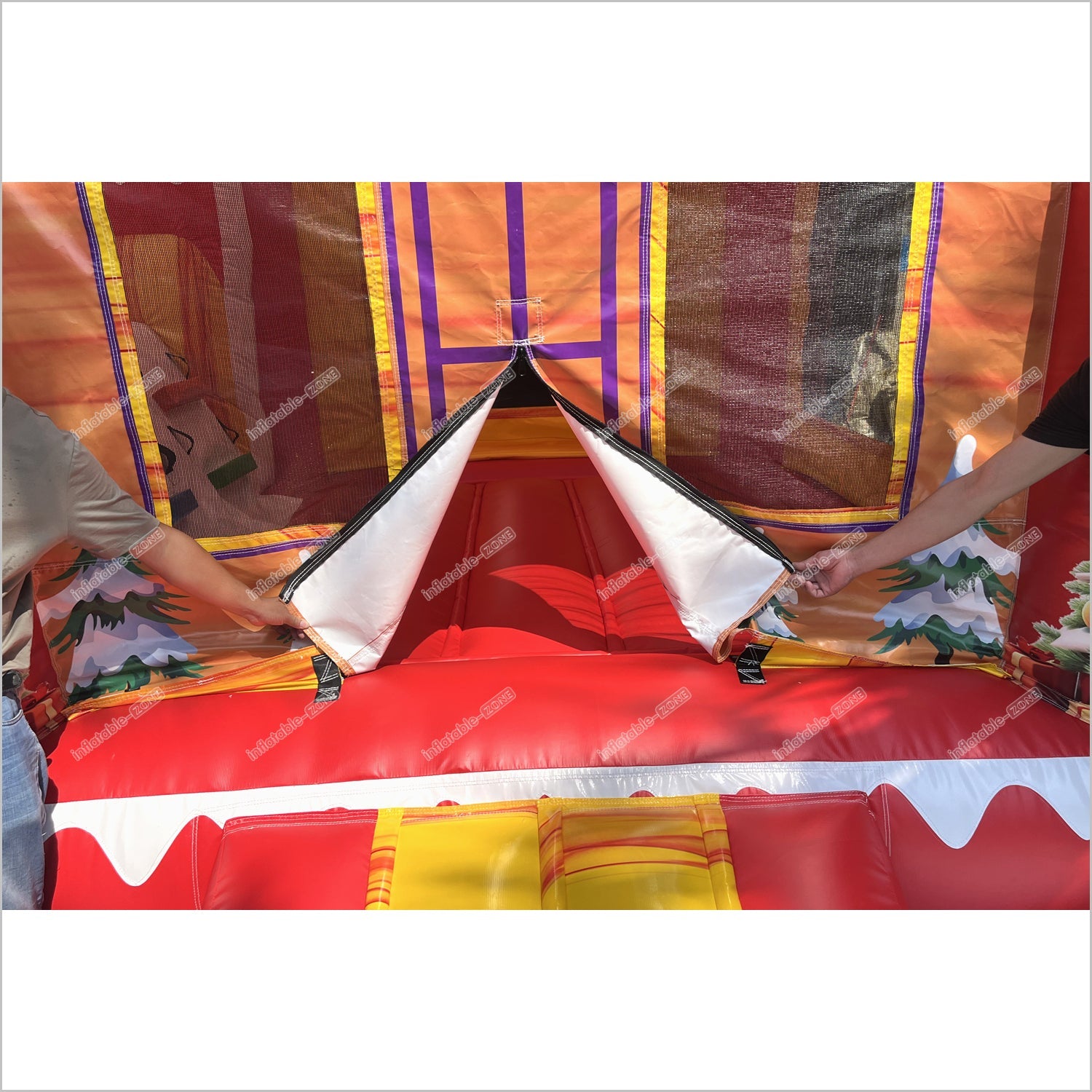 Hiring A Bouncy Castle Christmas Inflatable Slide Soft Playground Near Me Commercial Combo Bounce House With Slide Rental - Inflatable-Zone