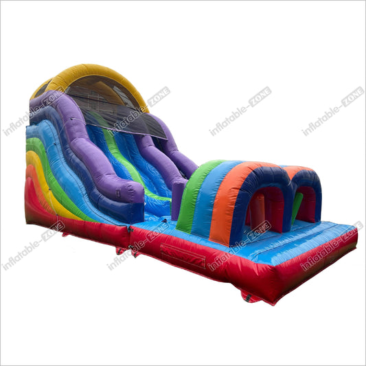 Mega Inflatable Slide Bouncer Obstacle Jump And Slide Blow Up Party Dry Slide Play Center - Inflatable-Zone