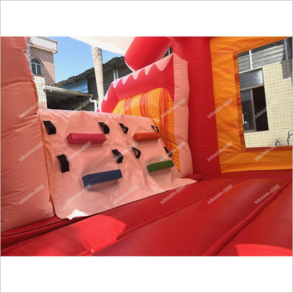 Hiring A Bouncy Castle Christmas Inflatable Slide Soft Playground Near Me Commercial Combo Bounce House With Slide Rental - Inflatable-Zone