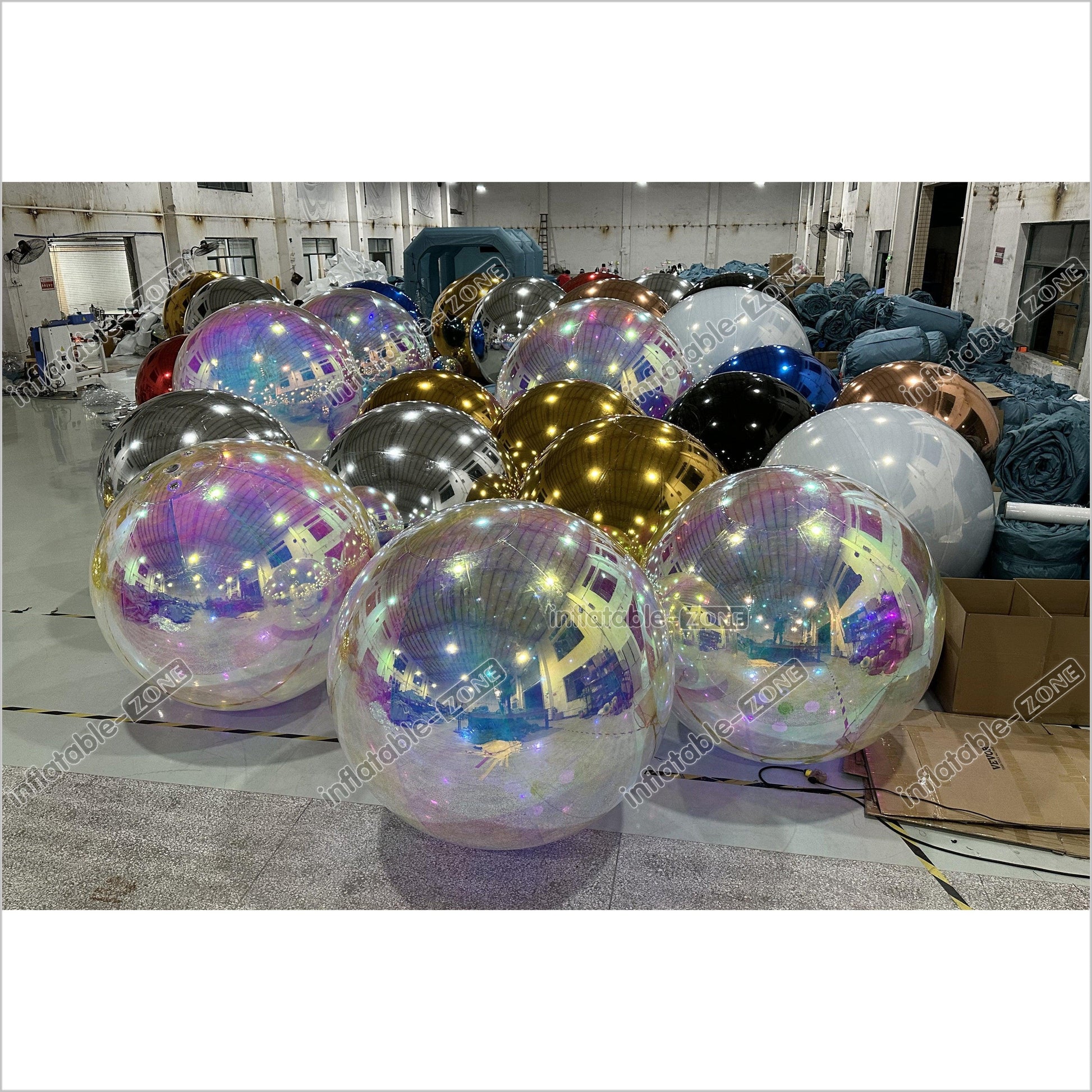 Inflatable Mirror Ball Large Inflatable Mirror Balloon Inflatable Disco Ball Mirror Ball For Party - Inflatable-Zone