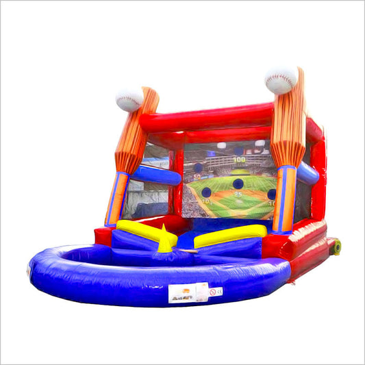 Baseball Inflatable Game Batting Cage Near Me Baseball Goal Shooting Sport Team Building Activities Outside