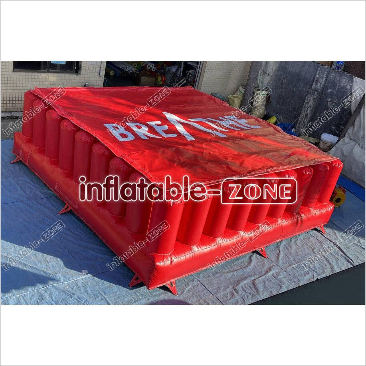 Sports Games Trampoline Park AirBag Inflatable Foam Pit Air Bag For Stunt Jump - Inflatable-Zone