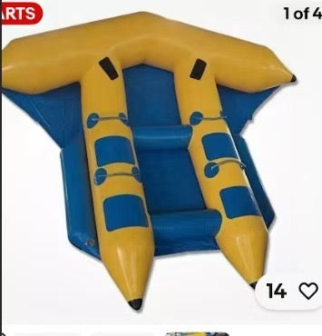 Inflatable Flying Fish for Summer Party Game