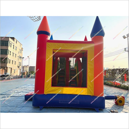 Jump Combo Waterslide Bouncy Castle Inflatable Water Playground Bounce House With Double Slide