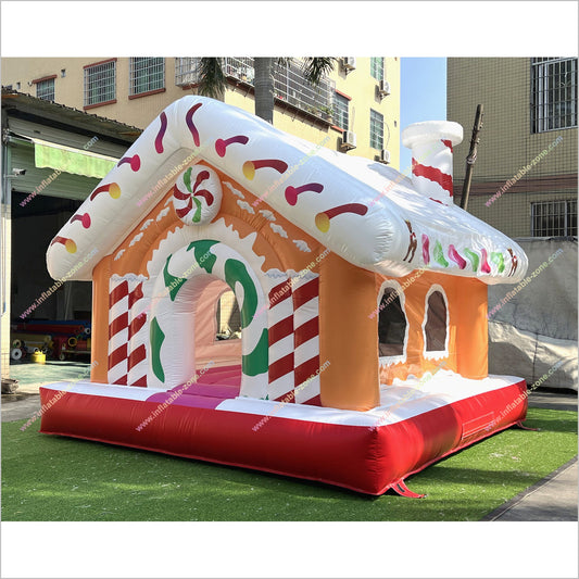 Candy Land Themed Christmas Buy Jumping Castle Backyard Inflatables Fun Holiday Activities Adult Bounce House For Rent - Inflatable-Zone