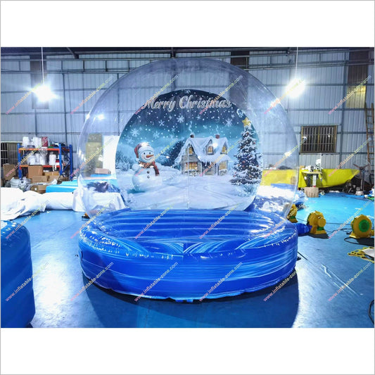 Christmas Activities Inflatable Snowman Globe Soft Play Indoor Playground Equipment Snow Globes Inflatables - Inflatable-Zone