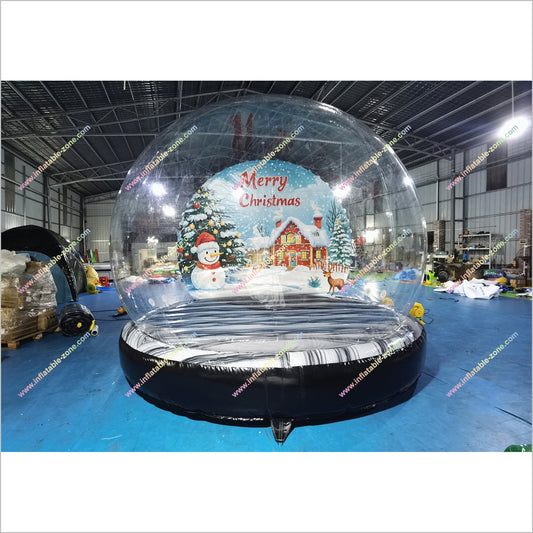 Christmas Inflatable Snowglobe Event Party Inflatable Sports Dome Globe Snow Globe Bubble Room - Inflatable-Zone
