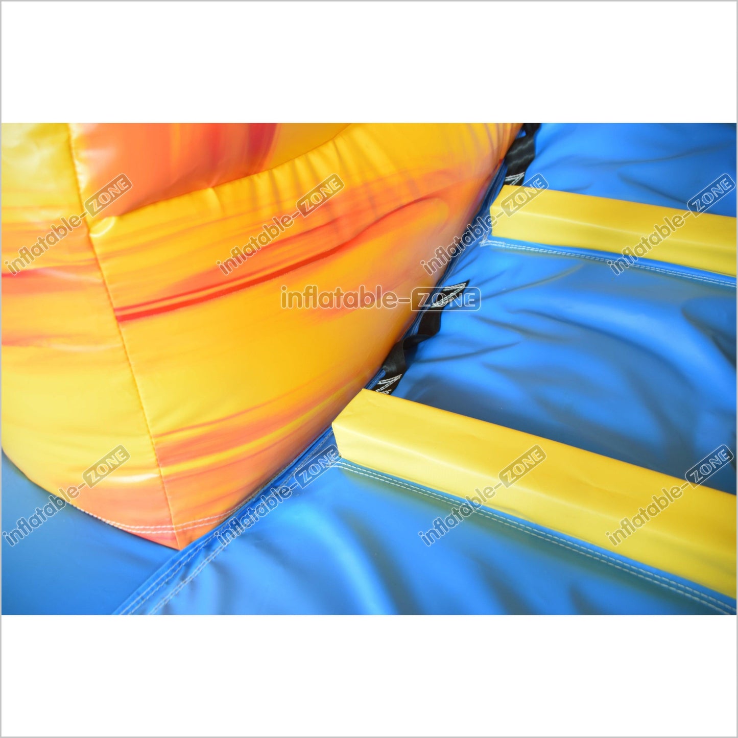 Slam N Curve Inflatable Water Slide Sunny Fun Largest Blow Up Splash Pool Double Lane Water Slide - Inflatable-Zone