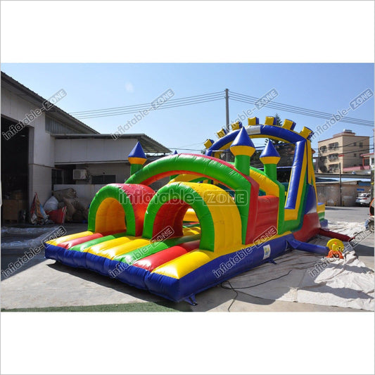 Inflatable Obstacle Course Out Sports Game Race With Obstacles Bounce House - Inflatable-Zone