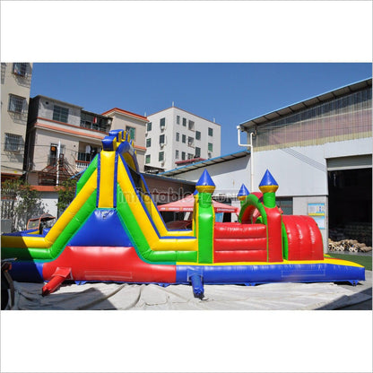 Inflatable Obstacle Course Out Sports Game Race With Obstacles Bounce House - Inflatable-Zone