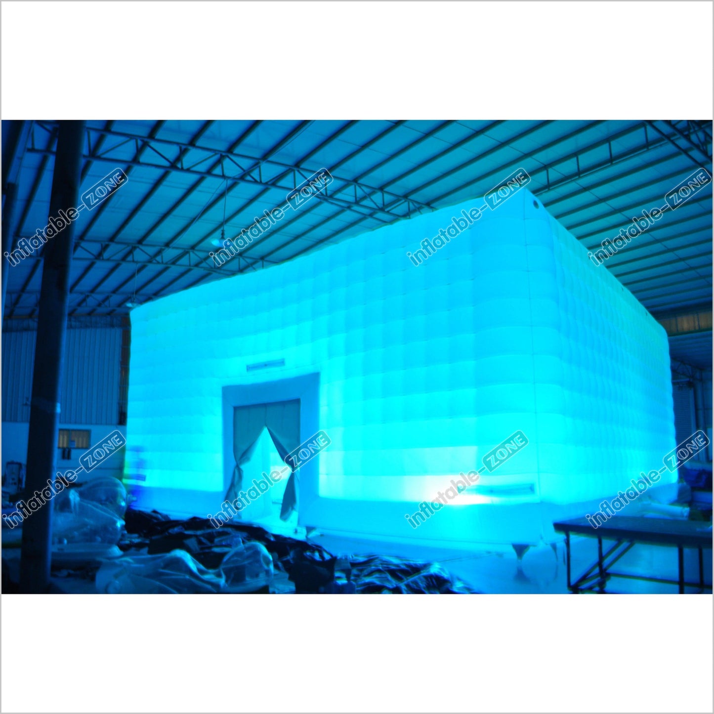 Outdoor Led Light Inflatable Wedding Tent Party Giant Inflatable Disco Cube Tent Inflatable Nightclub - Inflatable-Zone