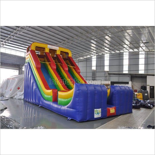 Inflatable Dry Slide Colorful Blow Up Slip And Slide - Inflatable-Zone