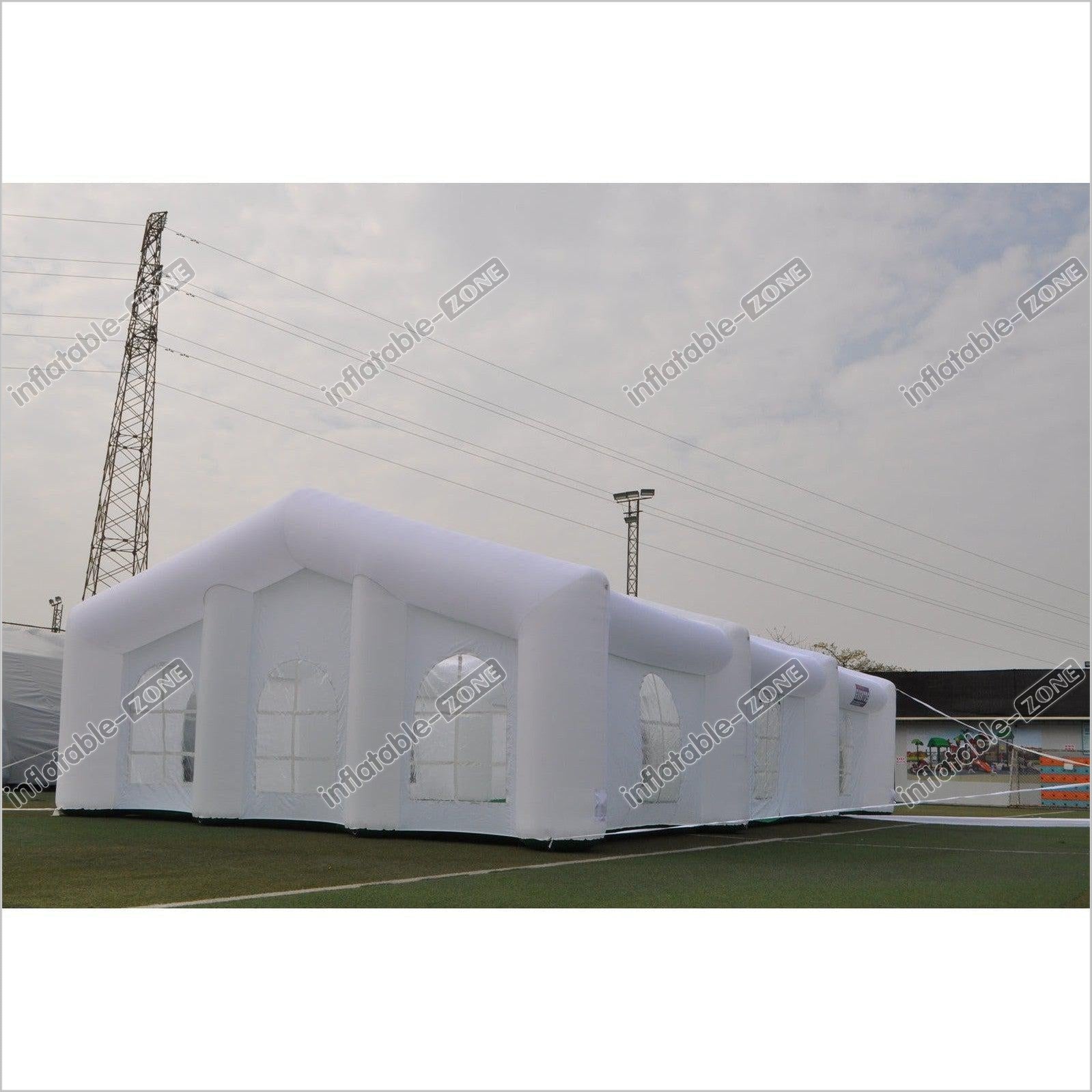 Outdoor White Inflatable Wedding Party Tent Dining Room,Inflatable Camping Tent - Inflatable-Zone