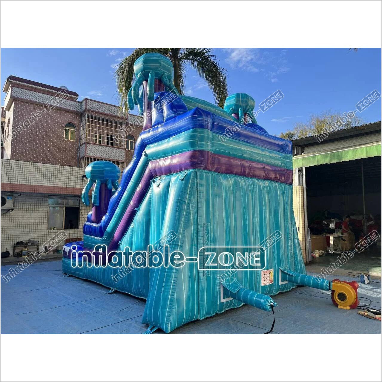 Water Slide Jumping Castle Slip And Inflatables For Adults Near Me Big Blow Up Bounce House Slide - Inflatable-Zone