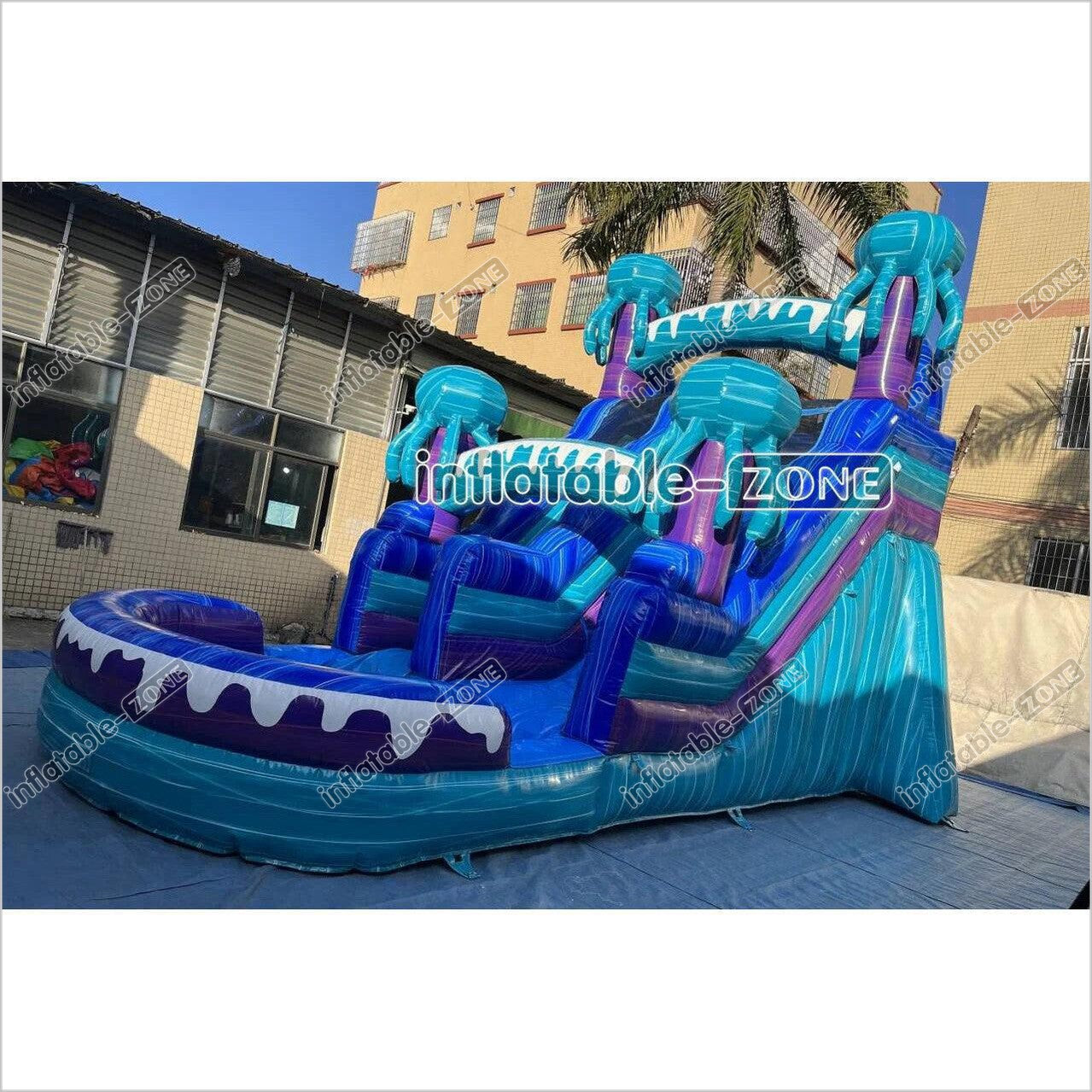 Water Slide Jumping Castle Slip And Inflatables For Adults Near Me Big Blow Up Bounce House Slide - Inflatable-Zone
