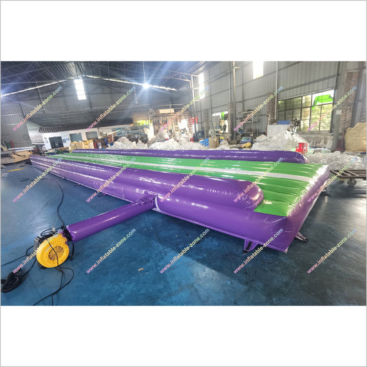 Durable Inflatable Gymnastics Air Mat Tumble Track Best Gym Equipment To Use Blow Up Tumbling Mat - Inflatable-Zone