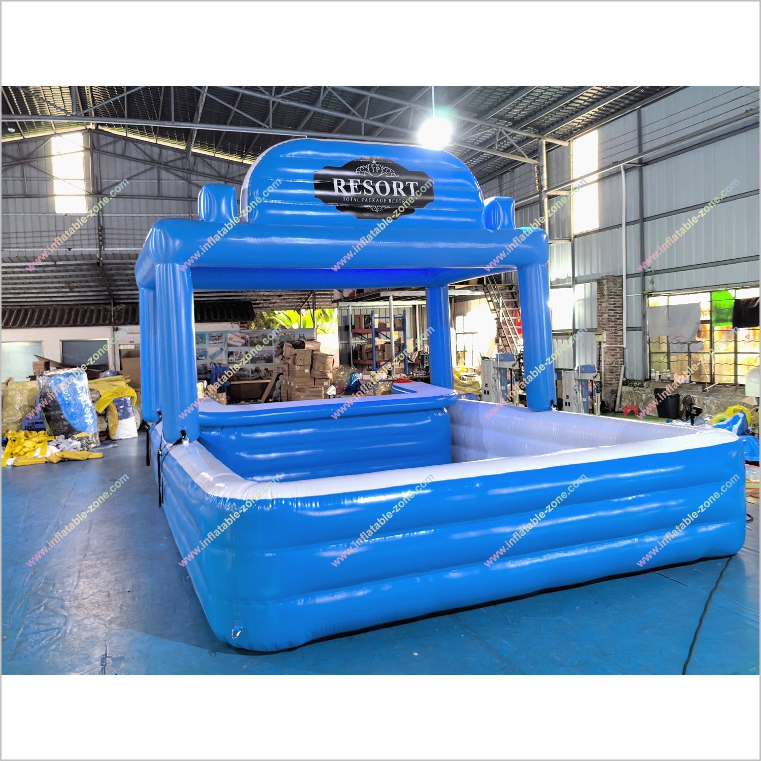 Fun Playground Pool Bar Inflatable Pool Floating Bar Party Spot Swimming Pool And Bar Near Me - Inflatable-Zone