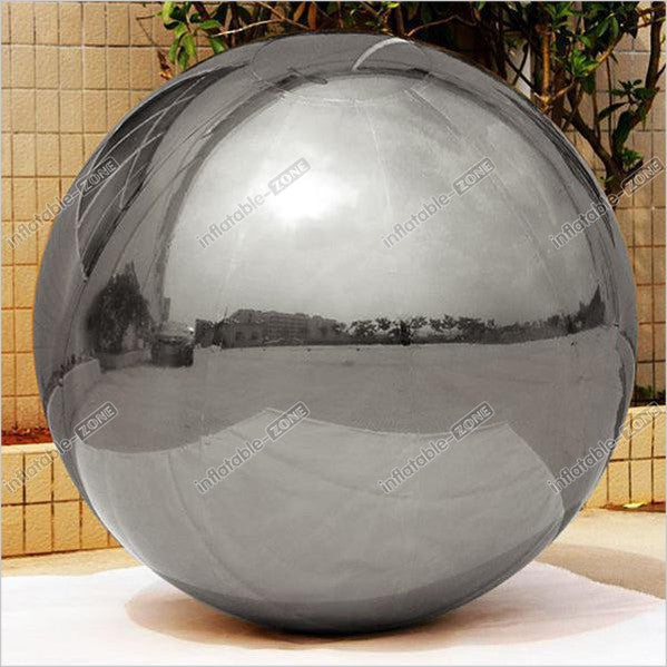 Silver Reflective Giant Inflatable Mirror Ball Balloon Inflatable Event Decoration Inflatable Disco Balls - Inflatable-Zone