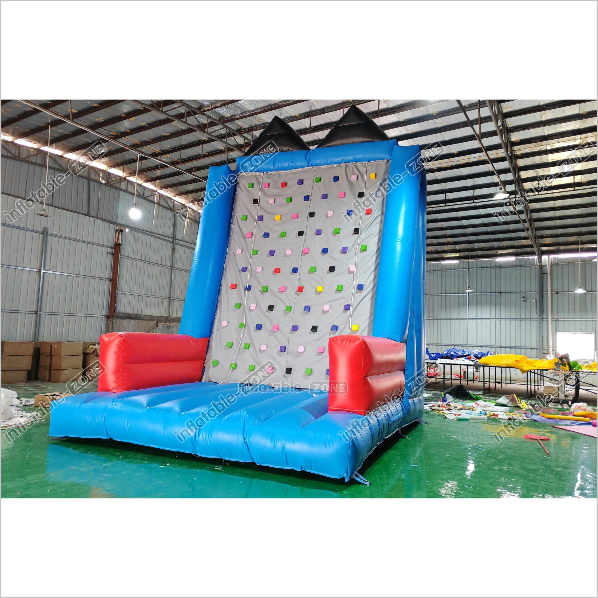 Inflatable Climbing Wall Inflatable Sports Games Giant Inflatable Rock Climbing Wall With Mattress For Party - Inflatable-Zone