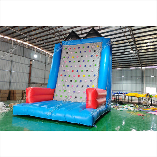 Inflatable Climbing Wall Inflatable Sports Games Giant Inflatable Rock Climbing Wall With Mattress For Party - Inflatable-Zone