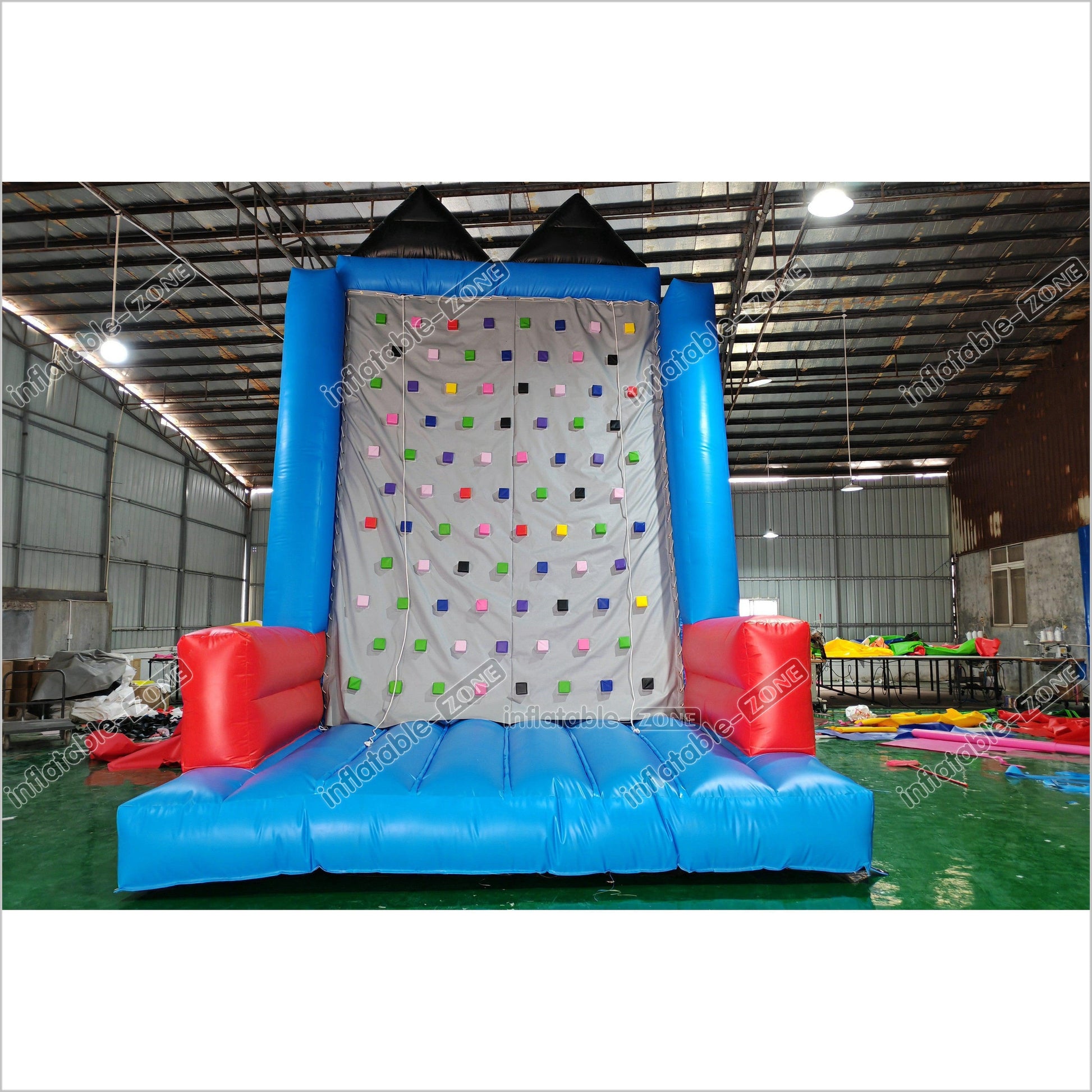 Inflatable Climbing Wall Inflatable Sports Games Giant Inflatable Rock Climbing Wall With Mattress For Party - Inflatable-Zone