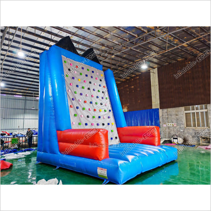 Inflatable Climbing Wall Inflatable Sports Games Giant Inflatable Rock Climbing Wall With Mattress For Party - Inflatable-Zone