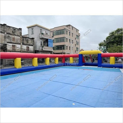 Inflatable Football Field, Blow Up Soccer Football Field Arean For Outdoor - Inflatable-Zone