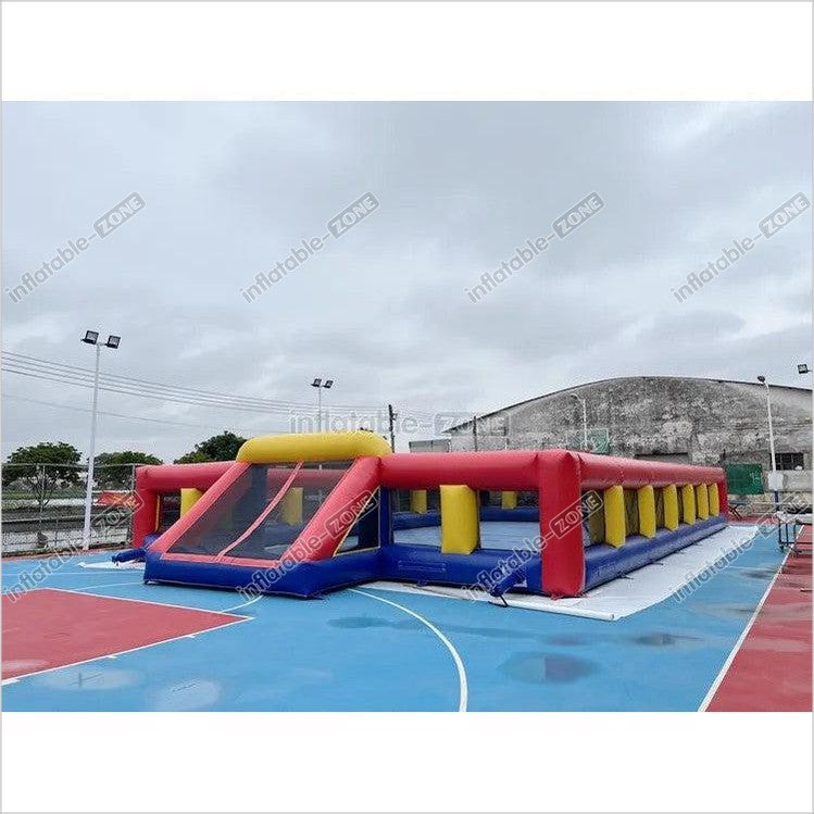 Inflatable Football Field, Blow Up Soccer Football Field Arean For Outdoor - Inflatable-Zone
