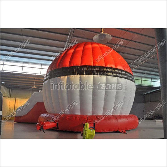 Inflatable Bouncer Pokeball Castle, Kids Jumping Pikachu Pokeball Castle