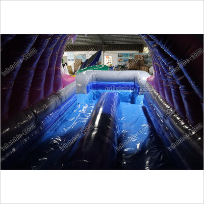 Happy Hop Inflatable Shark Slide Party Blow Up Commercial Inflatable Water Slide With Pool - Inflatable-Zone
