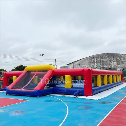 Inflatable Football Field, Blow Up Soccer Football Field Arean For Outdoor - Inflatable-Zone