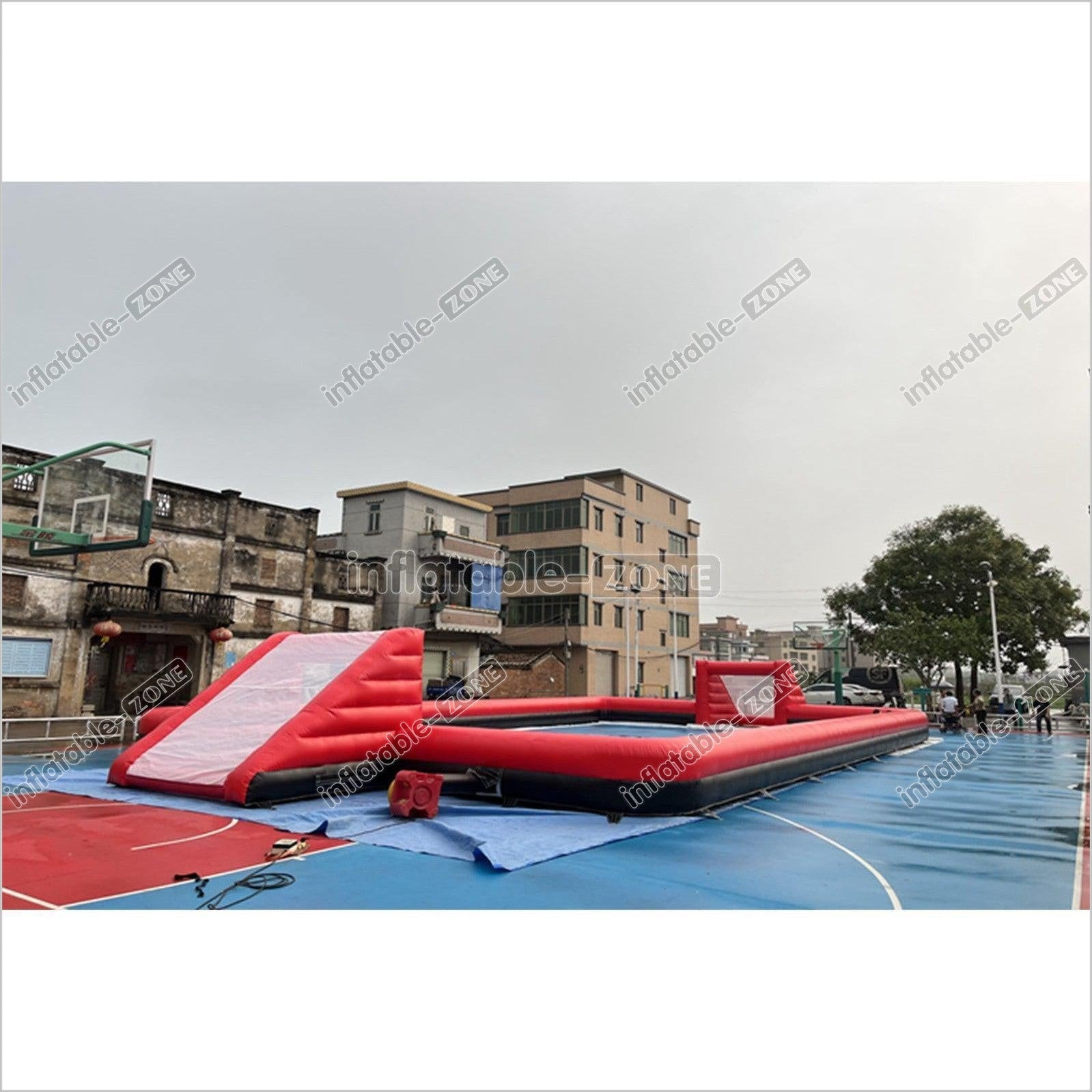 Soccer Field Inflatable Soap Soccer Areana Inflatable Soccer Court - Inflatable-Zone